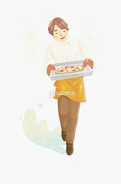 韩国插画_插画_暖男_清新__Yestone邑石网_高品质的版权图片及商业正版图片素材提供商