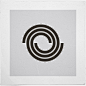 #49 Spirals in love – A new minimal geometric composition each day