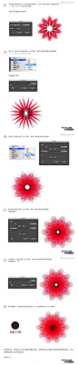 Illustrator绘制时尚绚丽的花朵效果图(2) - 思缘教程网 - 专业的设计教程网