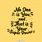 No one is you and that is your super power. 英文标题简笔画大全