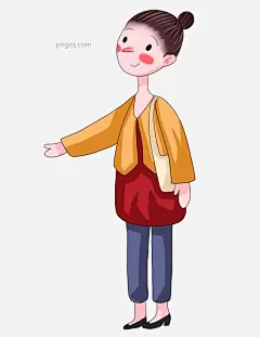 伸手的丸子头小女孩图片大小2551x3307px 图片尺寸545.28 KB 来自PNG搜索网 pngss.com 免费免扣png素材下载！穿着#创意#发型#卡通插画#卡通手绘#可爱#伸手#手臂#小包#休闲#衣服#装饰#紫色#