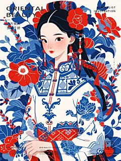 新尝试，哇塞这太好看啦！扁平风艺术人物插画_7_町果_来自小红书网页版