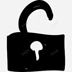 解锁挂锁手绘web应用程序图标高清素材 手绘web应用程序 解锁挂锁 免抠png 设计图片 免费下载