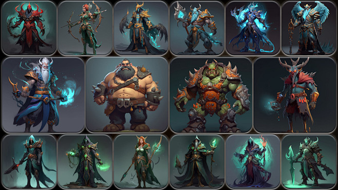 ArtStation - 2000 英雄...