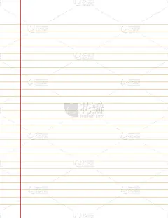 坐标纸。带彩色水平线的可印刷条纹格子纸。学校几何图案，纹理，笔记本，日记。在透明背景上孤立的字母