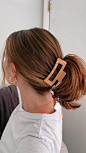 Claw Clip Medium Length Hair Inspo #ad