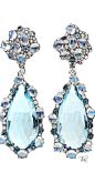 ARUNASHI ● Blue Topaz Earrings