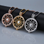 New sale rose gold interchangeable necklace Pendant 35mm coin hloder mix fit my 33mm coins crystal disc for frame  women gift