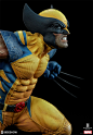 【SOLD】 Sideshow SS Marvel X战警漫画 金刚狼 Wolverine雕像-淘宝网