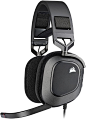 Amazon.com: Corsair HS80 RGB USB Premium Gaming Headset with Dolby Audio 7.1 Surround Sound (Broadcast-Grade Omni-Directional Microphone, Memory Foam Earpads, High-Fidelity Sound, Durable Construction) Carbon : 电子