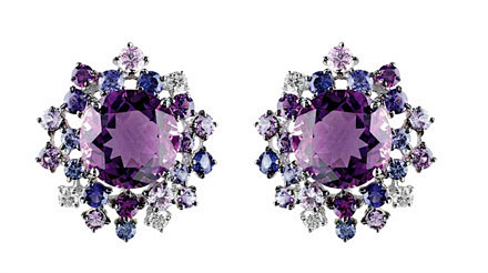 珠宝搭配 紫色宝石的感性魅力
