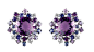 珠宝搭配 紫色宝石的感性魅力
