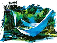七手绘景观手绘色稿案例