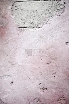 旧玫瑰漆破水泥墙