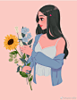  Senny-森妮的少女风人物插画课  优秀作品展示 （第六弹）

花花与少女们 

Senny森妮插画课超话#插画##鲜花##少女# ​​​​