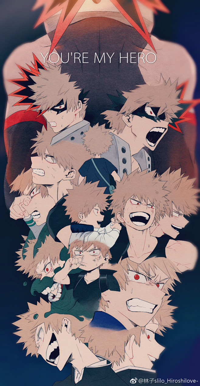 #爆豪胜己2018生日快乐# 
现在的一...