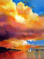 Joe Cibere. See his blog at  http://watercolorblog.wordpress.com/welcome/sunset-sail/