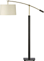 Charles Bronze Floor Lamp in Floor Lamps, Torchieres | Crate and Barrel