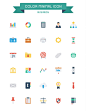 商业数据类彩色小图标AI矢量素材Color minimal icon#ti344a4905-UI素材-美工云(meigongyun.com)