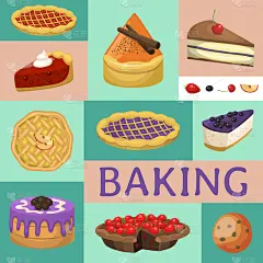 绘画插图,商店,巧克力,矢量,菜单,可爱的,商务,贺卡,松饼,蛋糕
