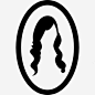 长头发对女性形象的椭圆形镜子图标高清素材 头发 女 工具和器具 椭圆形 美发 镜子 长头发 UI图标 设计图片 免费下载 页面网页 平面电商 创意素材
