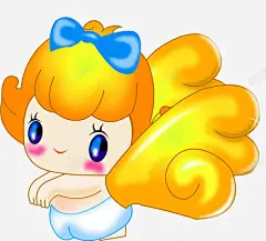 可爱手绘翅膀小孩高清素材 免抠 设计图片 页面网页 平面电商 创意素材 png素材