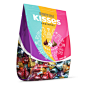 【好时KISSES炫彩多口味巧克力500g（电商版）】好时（Hershey’s）Kissess袋装散装炫彩多口味巧克力（电商版）糖果巧克力休闲零食500g【行情 报价 价格 评测】-京东