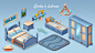 Solitaire Home Story isometric assets (5)