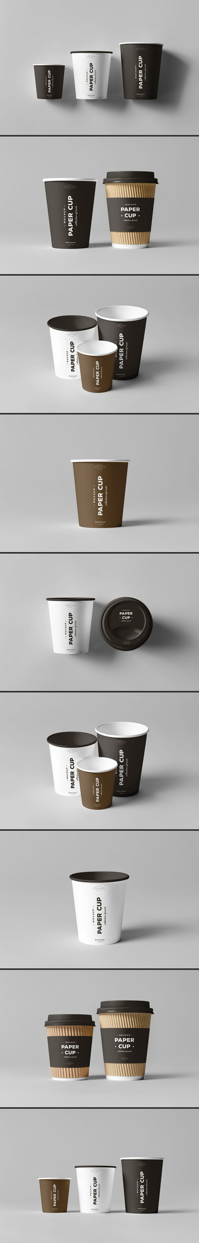 时尚高端的房地产纸杯设计水杯星巴克咖啡杯...