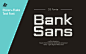 Bank Sans EF 现代无衬线排版logo设计英文字体下载