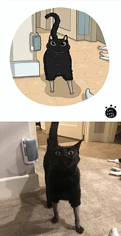 INS一个叫Tactooncat的艺术家将猫咪的可爱瞬间画成了动漫表情包

cr: Tactooncat ​​​​