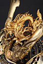 Samurai Helmet Dragon Part