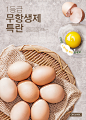 15款新鲜生鲜日常美食的韩国时尚海报PSD模板下载[psd] – 设计小咖