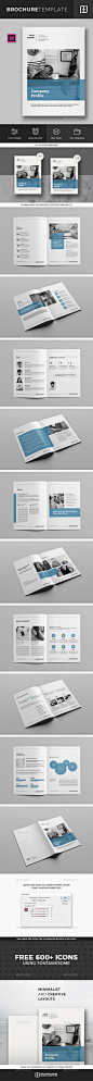 Company Profile Brochure Template - Corporate Brochures