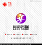 HX字母J标志人logo