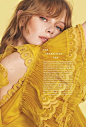 #Frida Gustavsson# Marie Claire UK May 2017 by Olivia Frolich ​​​​