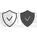 符号,盾,计算机图标,线条,分离着色,轮廓,白色,安全,安全的