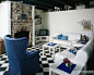 地中海风格客厅沙发摆设效果图