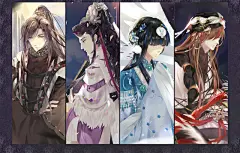 角色人气大战_空帝全家桶_金光布袋戏圈插画_网易GACHA二次元社区 #小清新# #壁纸# #治愈系# #背景图#