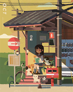 这个西瓜不太甜呢采集到插画  |  饭太稀