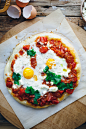 Shakshuka Pizza #西餐#