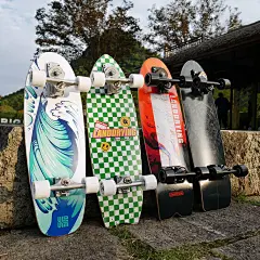 陆地制燥陆地冲浪板滑板L2初学者路冲板冲浪滑雪练习板免蹬地刷街-tmall.com天猫