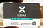 名片设计欣赏 商务企业类 透明名片 白墨透明名片 #色彩# #素材# #名片# #原创名片#
