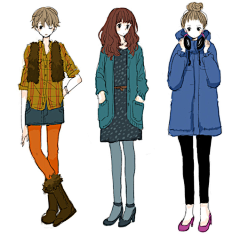 昵称又不能吃采集到★【绘画】服装