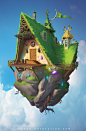 Vegetal house, Sylvain Sarrailh : Concepts and illustrations for an upcoming board game