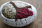 Crochet stone cover