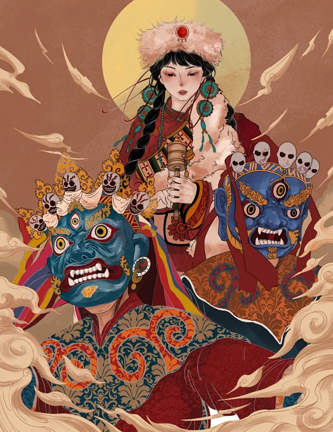 神川之上 不缺信仰/关于西藏傩戏的故事-花瓣网