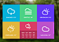 Dribbble - Weather Widget (freebie) by Dylan Opet