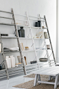 leaning shelves from french connection #办公# #沙发# #书房#