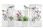 Elmas planters and dividers designed by Michael Koenig for FLORA as seen on Shapedscape